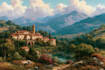 landscape oil painting art