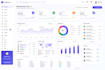 develop an admin dashboard UI
