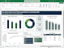 create an interactive excel dashboard with KPI and charts