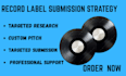 position and submit your music to targeted record labels