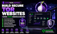develop a secure private onion website or tor web app with advanced protection