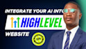 integrate openai into your gohighlevel website