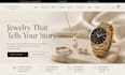 design squarespace jewelry website necklace website watch ecommerce website