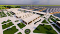 create realistic 3d port, harbor and shipping terminal designs