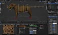 custom 3d animal rigging, character rigging ,blender wildlife rigging and print