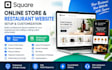 setup square online store for ecommerce website square restaurant website