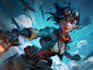 digital illustrate splash art, illustration, game art