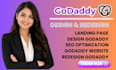 design godaddy website redesign godaddy website develop godaddy website design