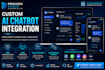 integrate a custom ai chatbot into your website