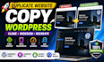 duplicate website copy wix clone website redesign website