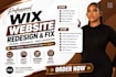 wix website redesign fix wix website bug fix wix expert wix website design