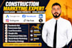 generate construction leads handyman leads plumbing contractor fb ads google ads
