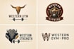 create an impressive gym fitness logo