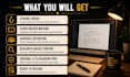 be your professional scriptwriter for youtube, videos, and more