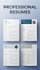 design a professional CV resume and modern poster design and video editing