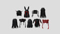 design roblox ugc accessories, dynamic heads, roblox bundle, layered clothing