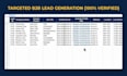 do targeted b2b lead generation and email list building