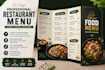 design professional resturant menu