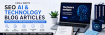 write SEO ai and technology blog articles