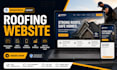 design a professional roofing company website in wordpress