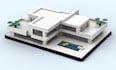 make custom lego tiny house, container home and modern modular architecture moc