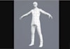 sculpt 3d character model, 3d rigging, textured render, 3d printing in blender