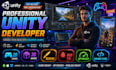 create unity game, unity game reskin, unity game environment, game development