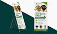 design roll up banner, retractable, pull up, x banner, and billboard