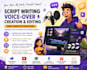 do voice overs and animated videos