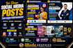 design professional social media posts, ads