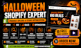 upload halloween products and optimize your shopify store seo speed