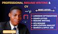 professionally upgrade resume CV with ats optimization