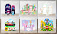 design custom birthday backdrop party banner
