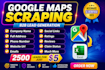 scrape google map data for lead generation, excel data cleaning and formatting