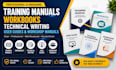 write employee training manual, instructional documents