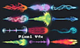 create custom pixel vfx, spell animation, rpg effects, pixel sprite sheet, godot