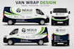 design professional car wrap, van wrap and vehicle wrap