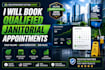 set appointments for your janitorial company