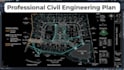 design site grading plan using autocad, erosion control, stormwater, drainage