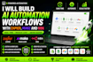 build ai automation workflows with zapier make and n8n
