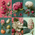 paint watercolor flowers and botanical illustrations
