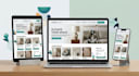 create a modern ai business website