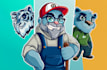 design a cartoon business logo or mascot character