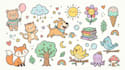 draw cute doodles illustrations