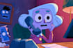 draw a cute and funny cartoon illustration