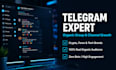 do organic telegram promotion and crypto telegram marketing