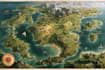 make fantasy map illustration
