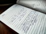 handwrite notes and letter
