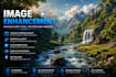 professionally enhance, upscale and sharpen your images