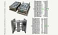 design carbon fiber, thermoset and multi cavity compression mold